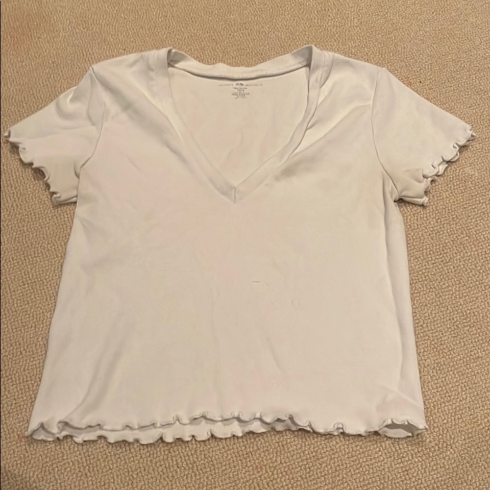 White crop top